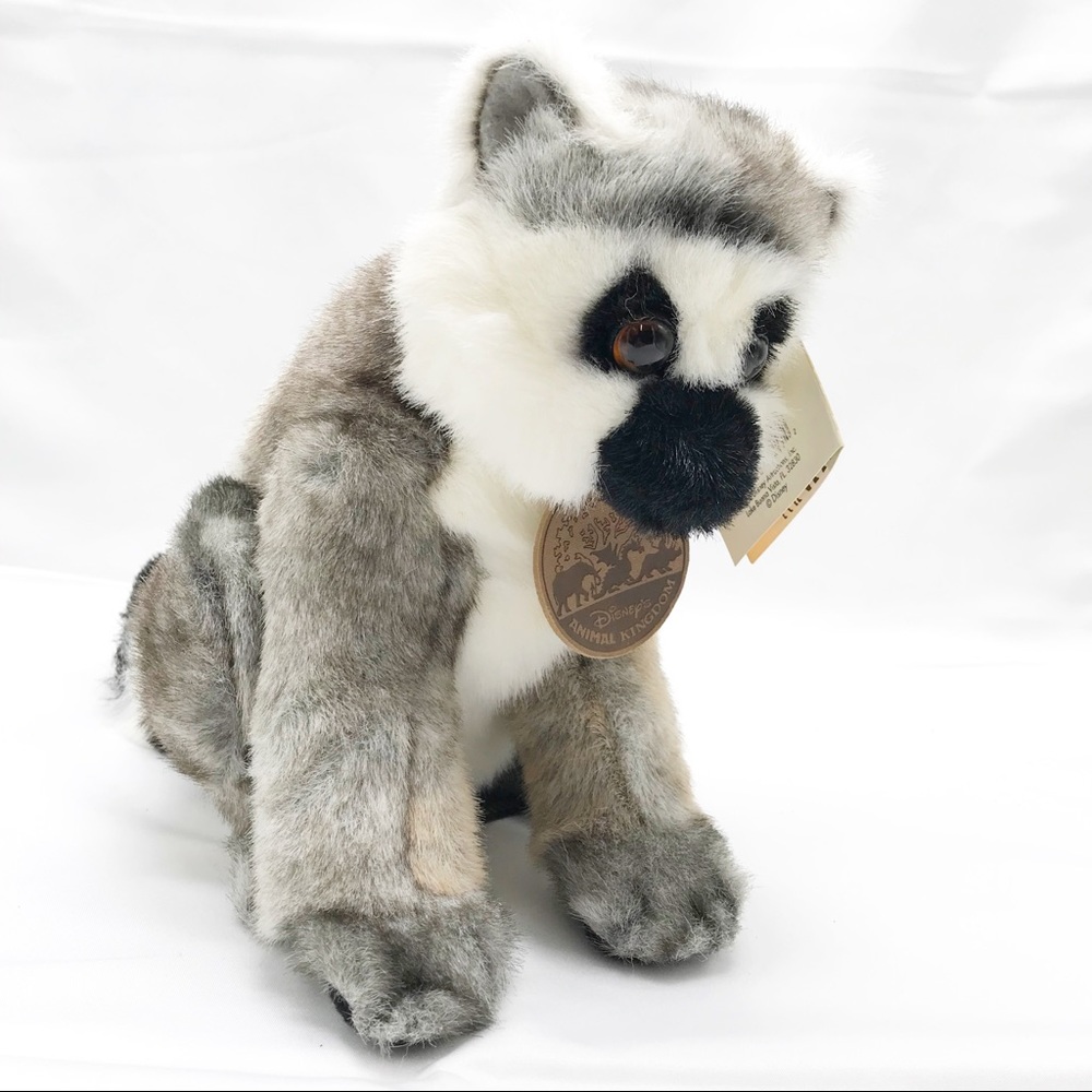 Disney Vintage NEW Animal Kingdom Ring Tailed Lemur Stuffed Toy Classic Aurora